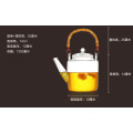 Haonai Glass KGB-011 hot sale double wall glass teapot